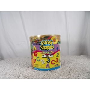 Creative Hands Kids Multicolor Acid Free Alphabet Numbers Learning Foam Shapes